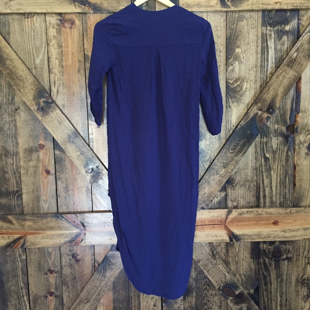 Cable & Gauge navy dress with side slits size XS! - Picture 8 of 8